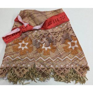 Disney Moana Halloween Costume Skirt Girls Size 4-6X Dress Up